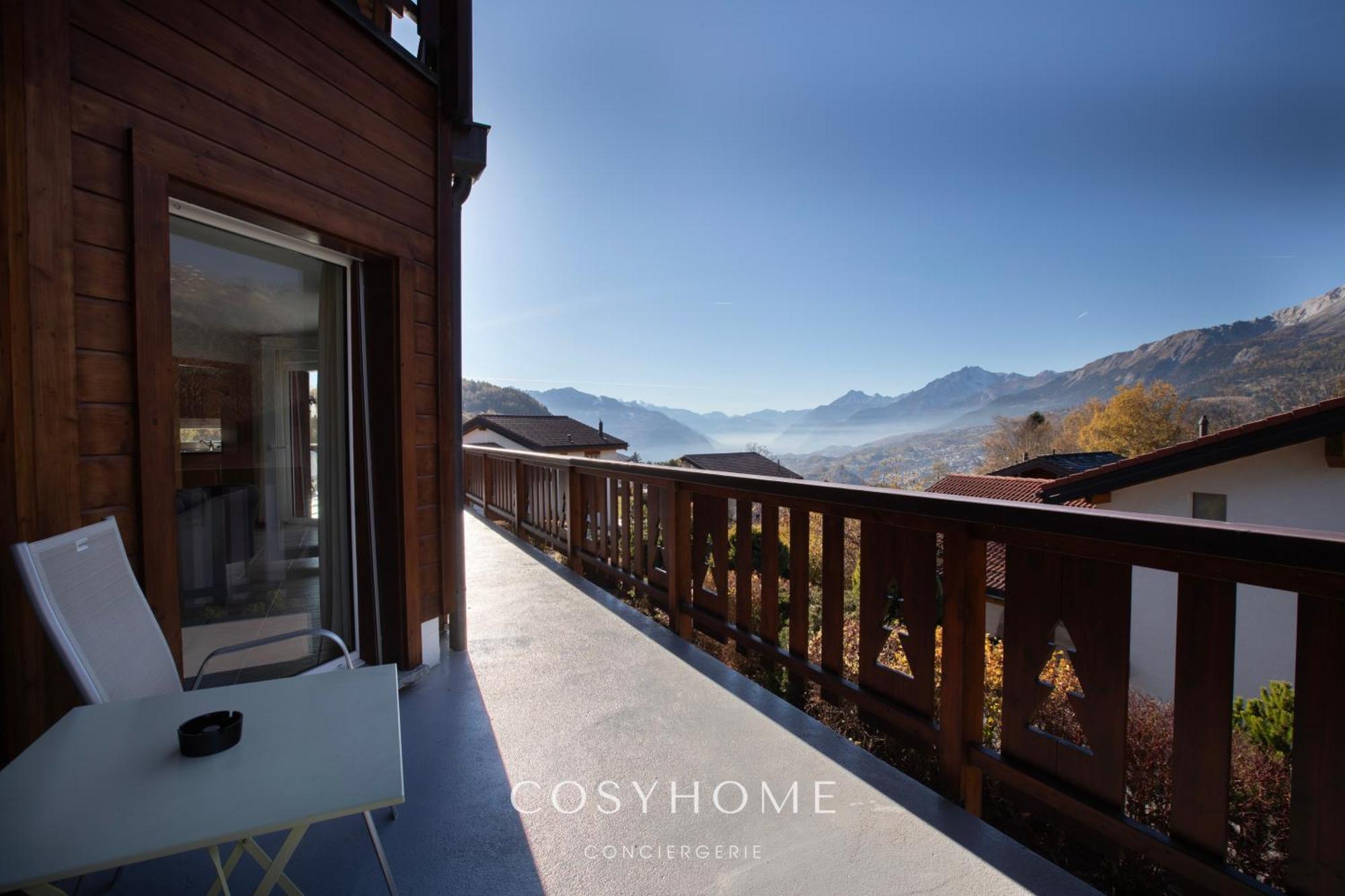 Chalet Des Alpes - Sunset View - Crans-Montana Exterior photo