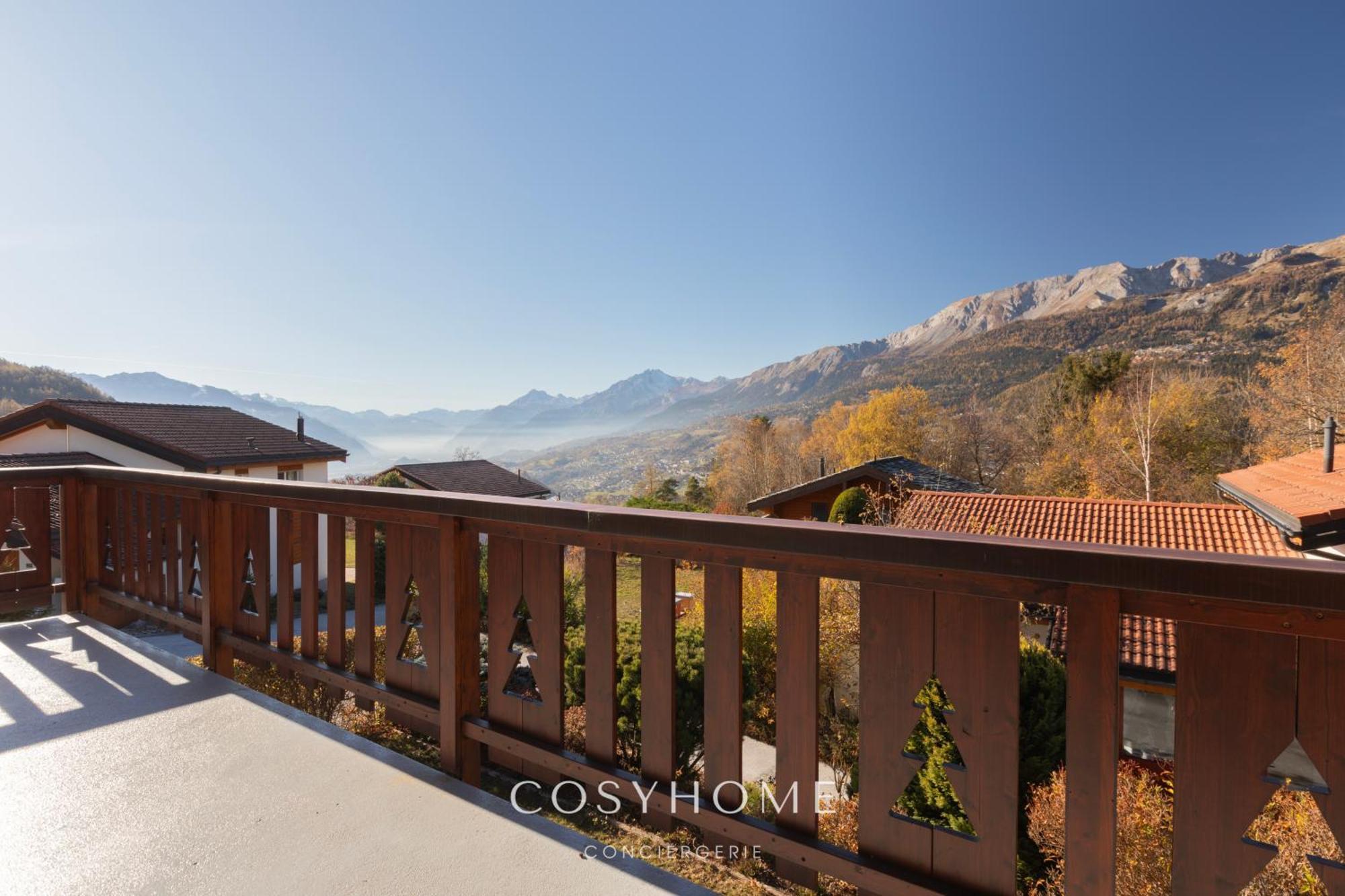 Chalet Des Alpes - Sunset View - Crans-Montana Exterior photo